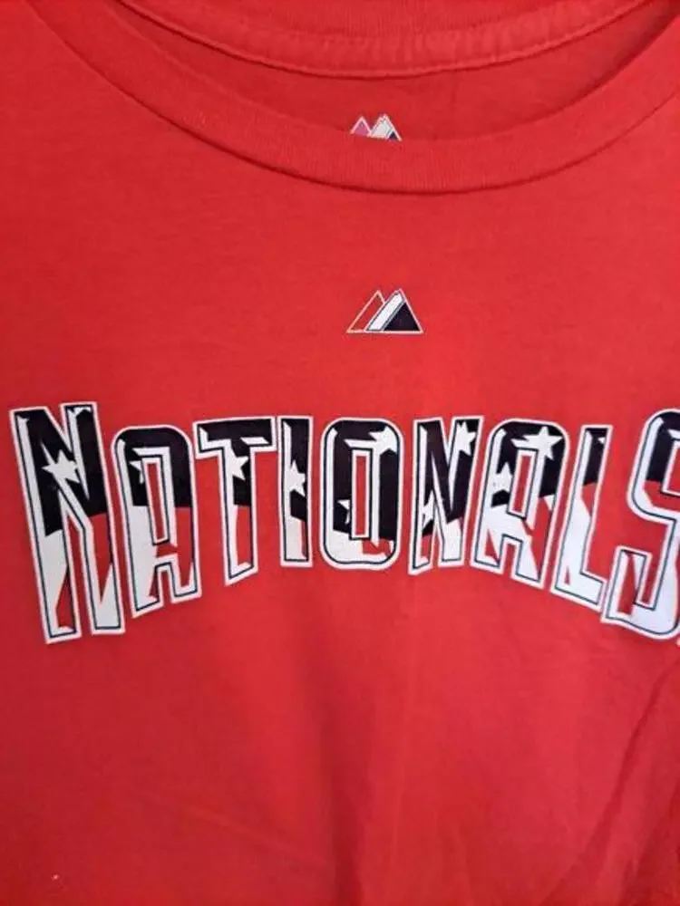Majestic‎ Nationals Zimmerman Number 11 Size XL